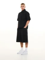 Sweats Collective Cargo Short Black (3)