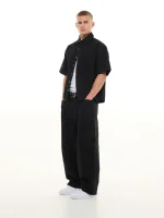 Sweats Collective Cargo Ss Shirt Black (2)