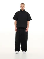 Sweats Collective Cargo Ss Shirt Black (7)