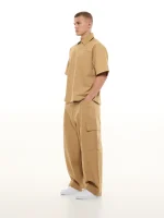 Sweats Collective Cargo Ss Shirt Tan (4)