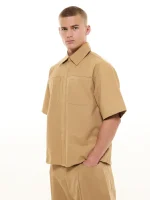 Sweats Collective Cargo Ss Shirt Tan (5)