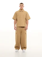 Sweats Collective Cargo Ss Shirt Tan (6)