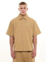 Sweats Collective Cargo Ss Shirt Tan (7)