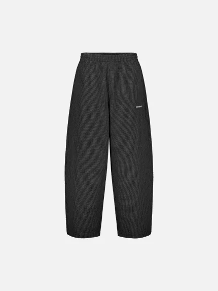 Sweats Collective Checkered Track Pant BlackWhite (1)