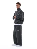 Sweats Collective Checkered Track Pant BlackWhite (3)