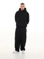 Sweats Collective Cozy Straight Leg Sweats Black (2)