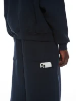 Sweats Collective Cozy Straight Leg Sweats Navy (3)