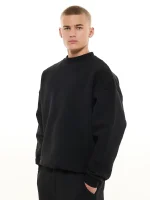 Sweats Collective Cozy Sweater Black (4)