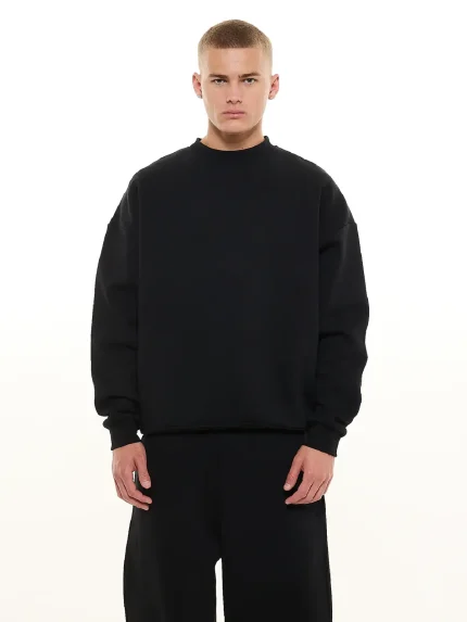 Sweats Collective Cozy Sweater Black (6)
