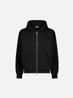 Sweats Collective Cozy Zip UP Hoodie Black (1)