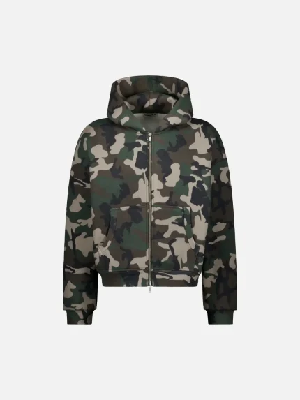 Sweats Collective Cozy Zip UP Hoodie Camo (1)