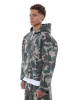 Sweats Collective Cozy Zip UP Hoodie Camo (4)