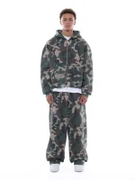 Sweats Collective Cozy Zip UP Hoodie Camo (5)