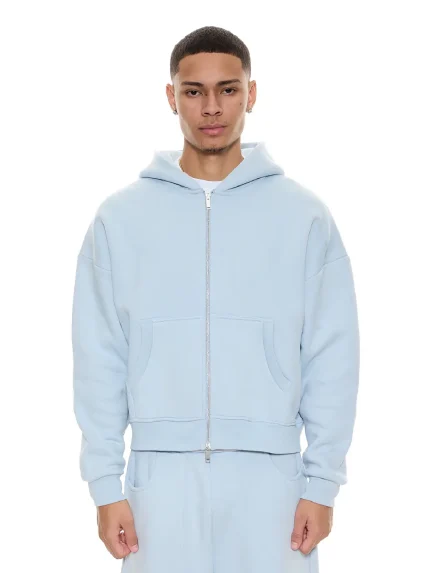 Sweats Collective Cozy Zip UP Hoodie Glacier (6)