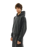 Sweats Collective Cozy Zip UP Hoodie Granite (3)