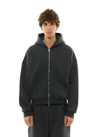 Sweats Collective Cozy Zip UP Hoodie Granite (5)