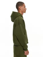 Sweats Collective Cozy Zip UP Hoodie Militant (5)