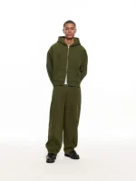 Sweats Collective Cozy Zip UP Hoodie Militant (7)