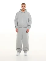Sweats Collective Cozy Zip Up Hoodie Grey (4)