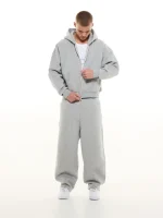 Sweats Collective Cozy Zip Up Hoodie Grey (5)