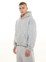 Sweats Collective Cozy Zip Up Hoodie Grey (6)