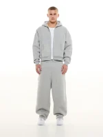 Sweats Collective Cozy Zip Up Hoodie Grey (7)