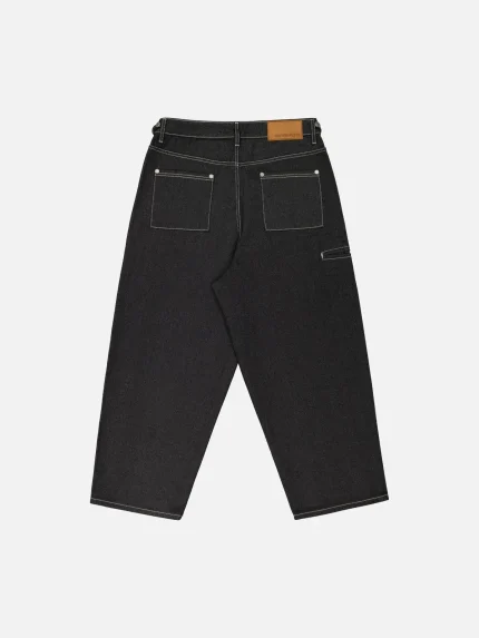 Sweats Collective Denim Baggy Jeans Black (8)