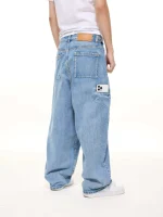 Sweats Collective Denim Baggy Jeans Light Blue (5)