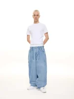 Sweats Collective Denim Baggy Jeans Light Blue (6)