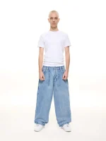Sweats Collective Denim Baggy Jeans Light Blue (7)