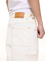 Sweats Collective Denim Baggy Jeans White (2)