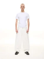Sweats Collective Denim Baggy Jeans White (7)