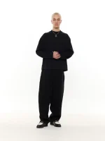 Sweats Collective Long Sleeve T Shirt Black (1)