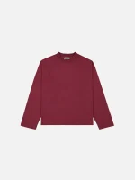 Sweats Collective Long Sleeve T Shirt Burgundy (1)
