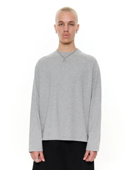 Sweats Collective Long Sleeve T Shirt Grey (5)