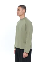 Sweats Collective Long Sleeve T Shirt Sage (3)