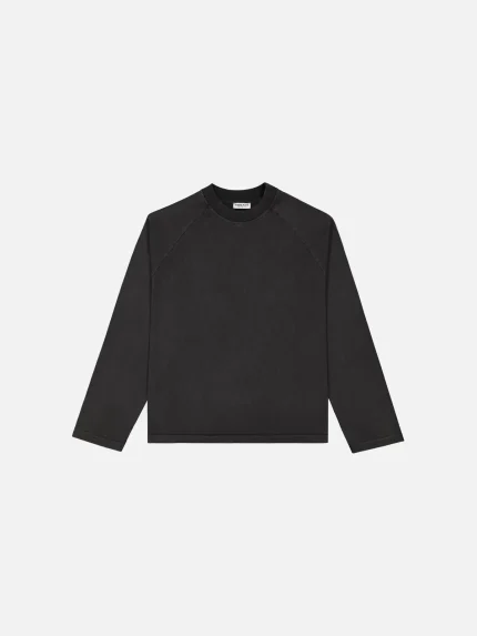 Sweats Collective Long Sleeve T Shirt Washed Black (1)