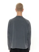 Sweats Collective Long Sleeve T Shirt Washed Grey (2)
