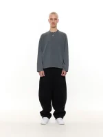 Sweats Collective Long Sleeve T Shirt Washed Grey (4)