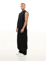 Sweats Collective Muscle Tee Black (4)