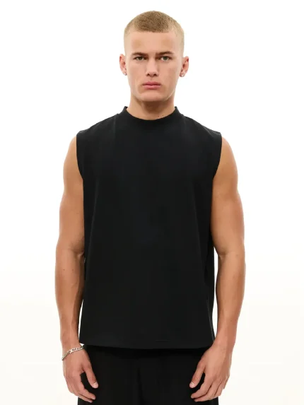 Sweats Collective Muscle Tee Black (6)