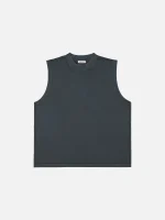 Sweats Collective Muscle Tee Washed Black (7)