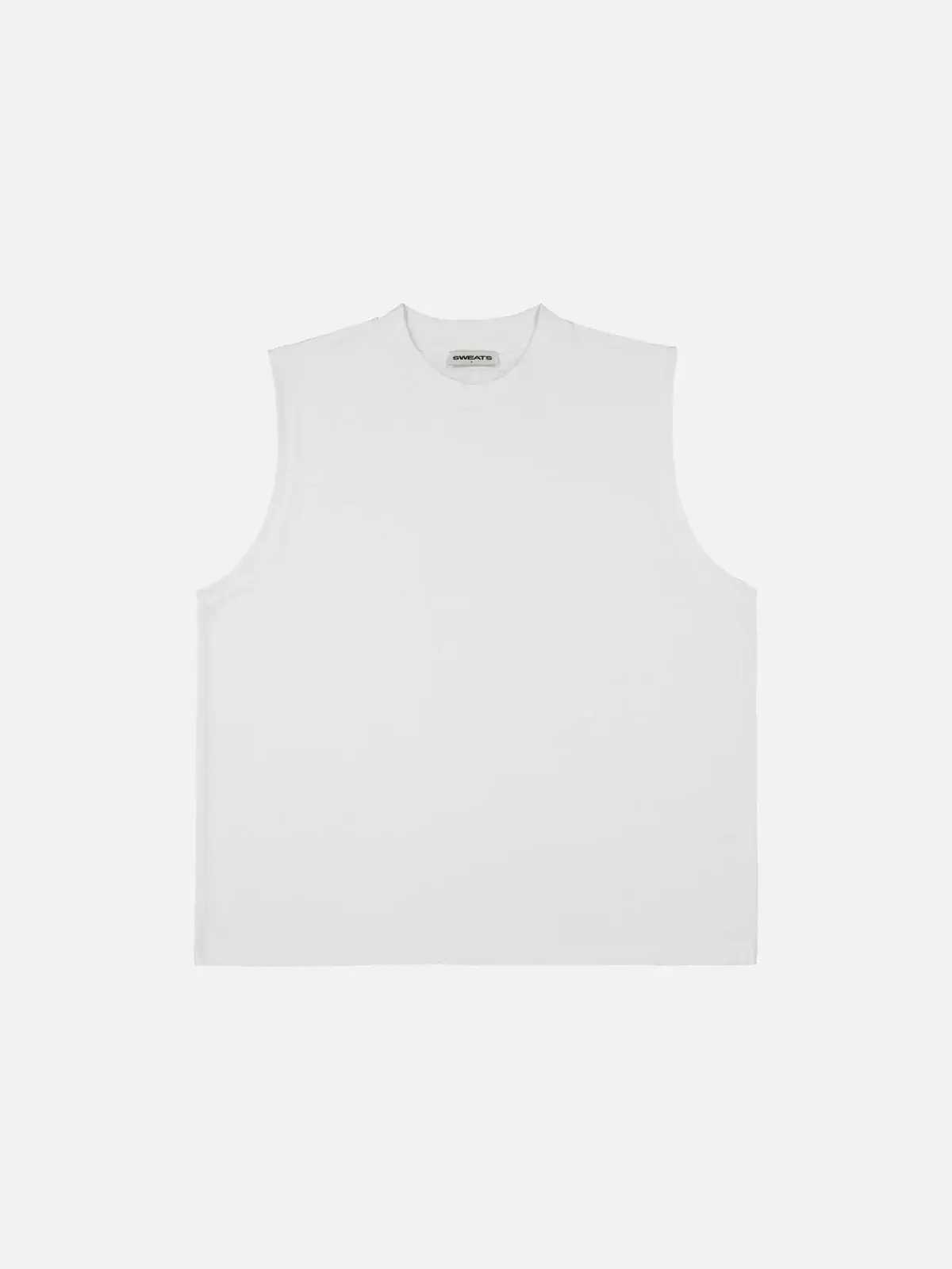 Sweats Collective Muscle Tee White (7) Sweats Collective Muscle Tee White (7)