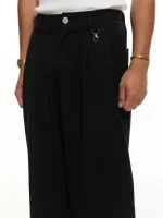Sweats Collective Pleated Pant Black (6)