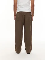 Sweats Collective Pleated Pant Brown (2)
