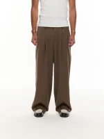 Sweats Collective Pleated Pant Brown (5)