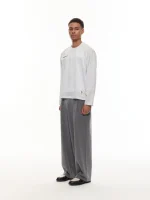 Sweats Collective Pleated Pant Grey (5)