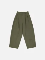 Sweats Collective Pleated Pant Olive (8)