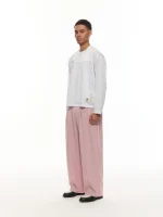 Sweats Collective Pleated Pant Pink (4)