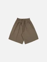 Sweats Collective Pleated Shorts Brown (2)